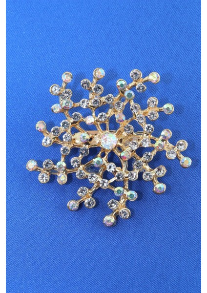 Gold Renk Çiçek Tomurcuğu Broş. Kristal Taşlı Tasarım Arı Broş. Yaka İğnesi Broş. Tomurcuk Broş. fırsatları