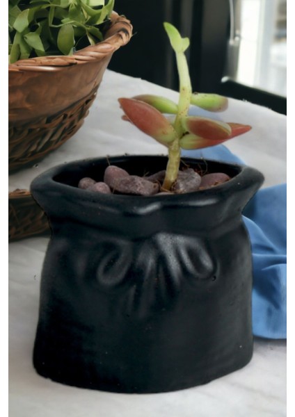 El Yapımı Saksı Dekoratif Saksı Küçük Boy Model 11 fırsatları