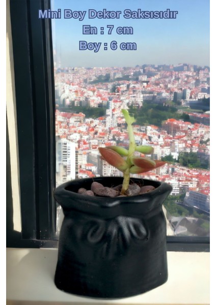 El Yapımı Saksı Dekoratif Saksı Küçük Boy Model 11 indirimleri