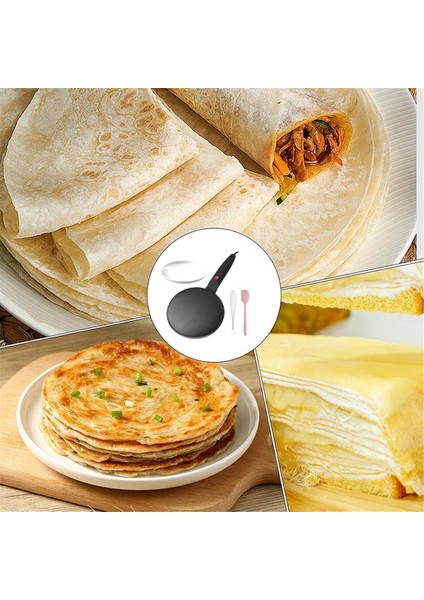 Stace Coaıng Elektrik Kayak Tanı 600W Handheld Gözleme Makinesi Elektrik Yuvarlak Griddle Krep Için Eu Fiş (Yurt Dışından) fırsatları