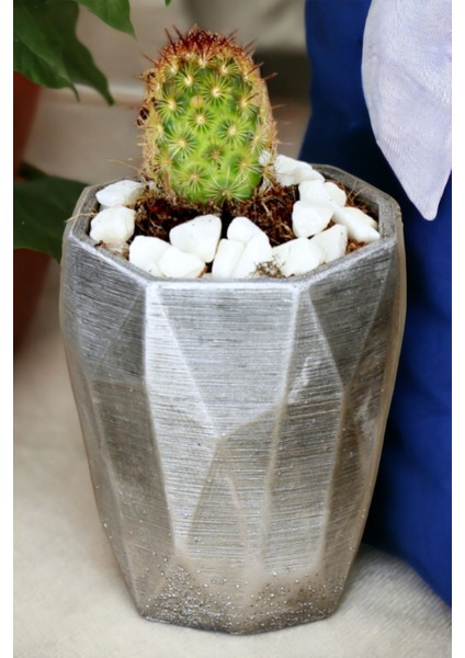 El Yapımı Saksı Dekoratif Saksı Küçük Boy Model 36 fırsatları