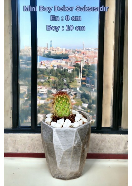 El Yapımı Saksı Dekoratif Saksı Küçük Boy Model 36 indirimleri