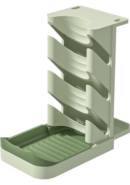 Dolap Için Pot Kapağı Organizatör 3 Teriyer Çok Fonksiyonlu Pot Kapak Raf Bulma Kurutma Rafı Slip Düzenleme Depolama Yeşil (Yurt Dışından) fiyatları