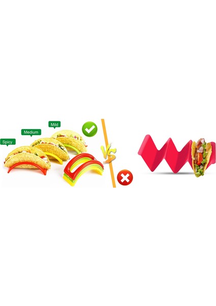 12 Paket Taco Tepsileri Plastik Börek Tepsileri Hizmet Veren Tepsiler Için Parti Malzemeleri Tacos Burrito Sosisli Sandviçler Yeşil (Yurt Dışından) fiyatları