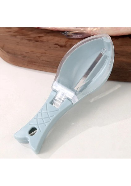Balık Ölçeği Grater Balık Ölçeği Balık Temizleme Aracı Ölçekleyici Kapak Ev Mutfak Pişirme Balıkçılık Aracı Mavi (Yurt Dışından) fiyatları