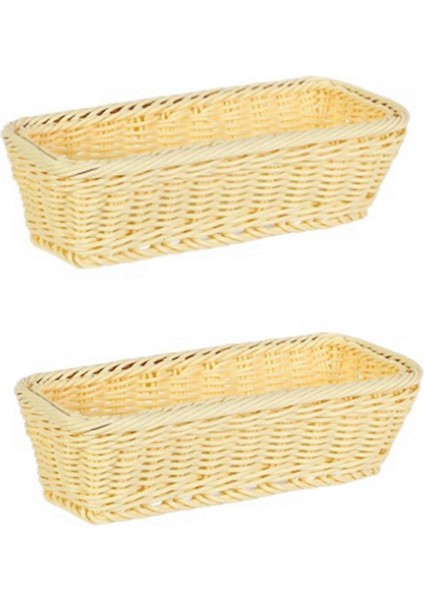 Plastik Rattan Dokuma Sepet Kaşık Çatal Bıçak Yemek Çubukları Depolama Tahsilası Organizatör Mutfak Çatal Teşheri Tutucu B (Yurt Dışından)