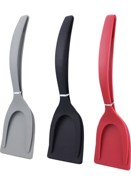 2 Inç 1 Naylon Kavrama Flip Gözleme Yumurta Kelepçesi Omlet Spatula Maşa Kümesi Gözleme Kızarmış Mutfak Aksesuarları (Yurt Dışından)