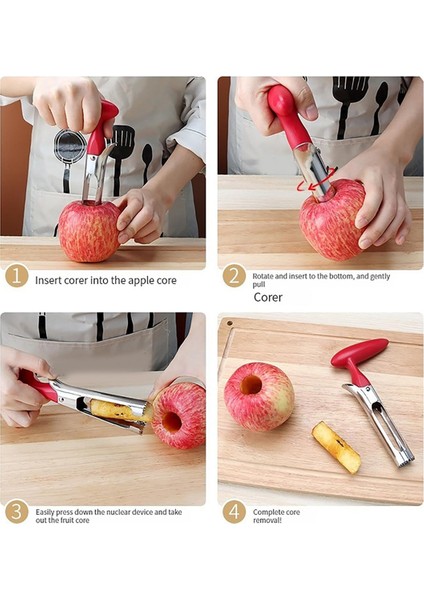 Premium Meyve Corer -Armut, Biber, Paslanmaz Çelik En Iyi Mutfak Gadget Için Dayanıklı Meyve Corer Sökücü Kullanımı (Yurt Dışından) modelleri