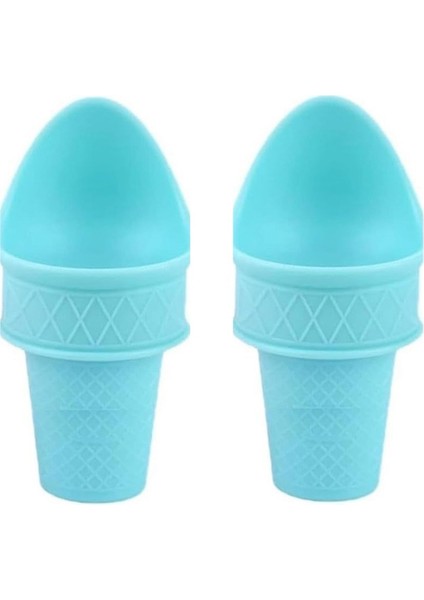 Dondurma ve Popsicle Alet Seti Dondurma Kaşık, Yeniden Kullanılabilir Mini Kepçe Konileri Seti, Iyi Kavrama Plastik Kurabiye Pişirme B (Yurt Dışından)