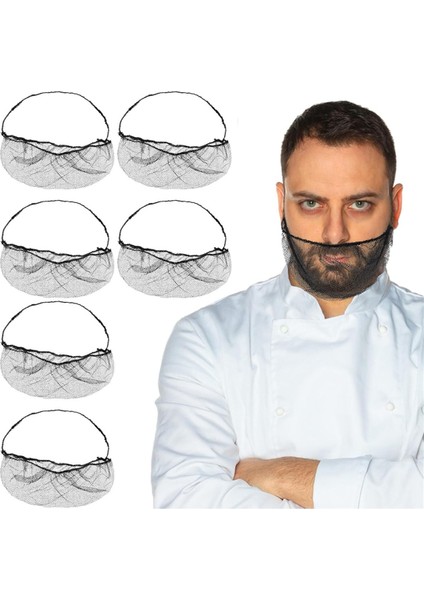 100 Pcs Sakal Nets Food Service Sakal Sakal Muhafızları Konforlu Koruyucu Sakal Kapakları Erkekler Için Sakal Maskesi (Yurt Dışından) fiyatları