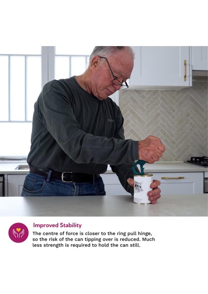 Ring Pull Teneke Açıcı - Kutu ve Teneke Kutuları Iki Kat Daha Kolay Açıyor Artrit Parkinson Hediyesi Için Mükemmel (Yurt Dışından) fırsatları