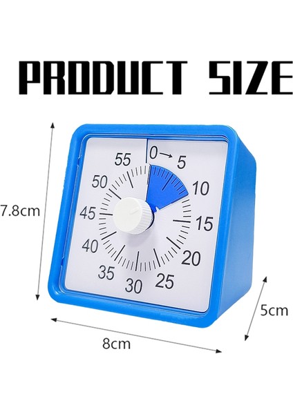 Çocuklar Için 60 Dakikalık Görsel Saat, Mutfak Pomodoro Için Sessiz Operasyon Ile Visual Countdown Saati (Yurt Dışından) fırsatları