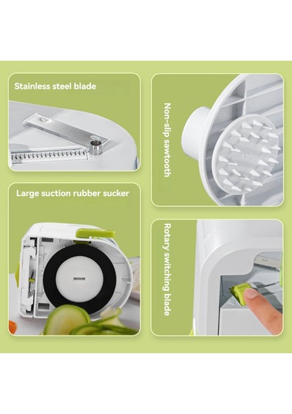Sebze Grater Patates Spiral Dilimleyici Kasırga Meyve Sebze Spiral Makinesi Çok Fonksiyonlu Mutfak Gadgetları (Yurt Dışından) fiyatları
