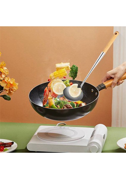 Skimmer Ladle, Wok Için 17 Inç Spatula, Paslanmaz Çelik Kevgir (Yurt Dışından) fiyatları