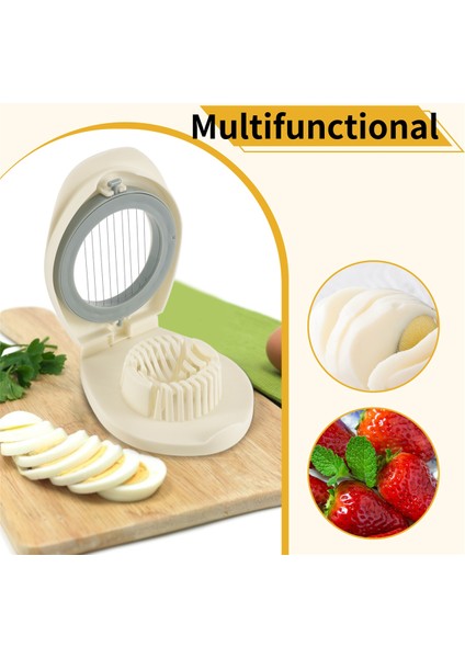 3 Yumurta Dilimleyici A Için Depolamalı 1 Çok Fonksiyonlu Yumurta Dilimleyici Yumurta Kesici Paslanmaz Çelik Bıçaklar A (Yurt Dışından) indirimleri