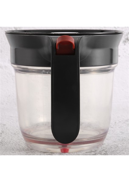 1000ML Yağ Ayırıcısı Kupa ve Süzgeç Ölçüm Sos Sosları ve Yağ Gresli Diğer Sıvılar Için Alt Serbest Bırakma Ile (Yurt Dışından)