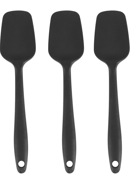 3 Pcs Silikon Spatula Siyah Yüksek Sıcaklık Dayanıklı Bpa Içermeyen Kauçuk Spatula Pişirme ve Pişirme Mutfak Spatula (Yurt Dışından) fiyatları