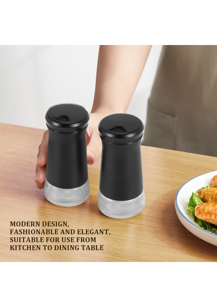 Ayarlanabilir Dökme Delikli Biber Çalkalayıcılar Zarif Paslanmaz Çelik Tuz ve Karabiber Dağıtıcı Deniz Tuzları Için Mükemmel 2 Adet (Yurt Dışından) indirimleri