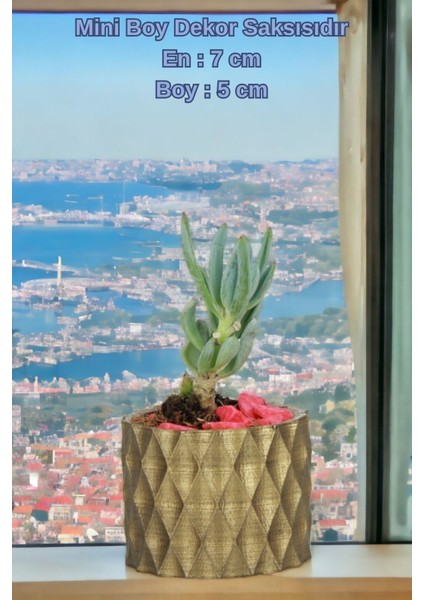 El Yapımı Saksı Dekoratif Saksı Küçük Boy Model 16 indirimleri