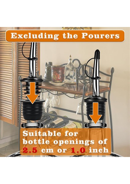 12 Paket Likör Pok Dökme Adaptörleri, Büyük Boyun Likör Şişeleri Için Spoutlar Dökün, 25 mm Boyuna Kadar Alkol Zeytinyağı Için (Yurt Dışından) indirimleri