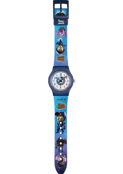 Miniflak Kral Şakir Lisanslı KS7516 Mavi Öğretici Çocuk Saati modelleri