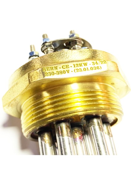 2 Inç 12KW 304CR 45CM Trifaze Kafa Isıtıcı Rezistansı fırsatları