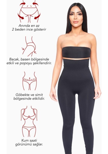 Kadın Korse Tayt Anında Dikişsiz Bacak Bel Göbek Basen Toparlayıcı indirimleri