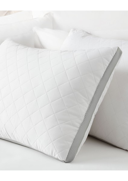 Klimalı Yastık - Beyaz/Açık Gri - 50x70 cm indirimleri