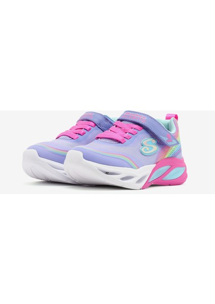 Cosmic Glow Rainbow Beam Büyük Kız Çocuk Mor Işıklı Spor Ayakkabı 303709L Lvmt modelleri