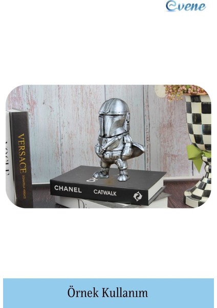 Dekoratif Biblo Savaşçı Heykel El Yapımı Hediyelik Süs Eşyası Model Savaşçı1