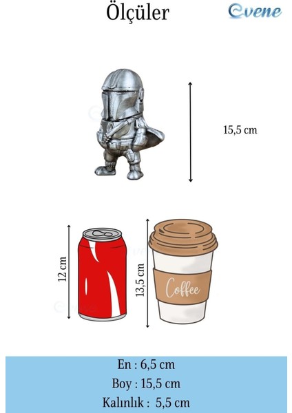 Dekoratif Biblo Savaşçı Heykel El Yapımı Hediyelik Süs Eşyası Model Savaşçı1