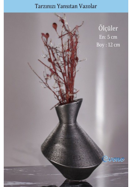 Vazo Küçük Vazo Masa Üstü Vazo Ev Dekorasyon Vazo Model 2