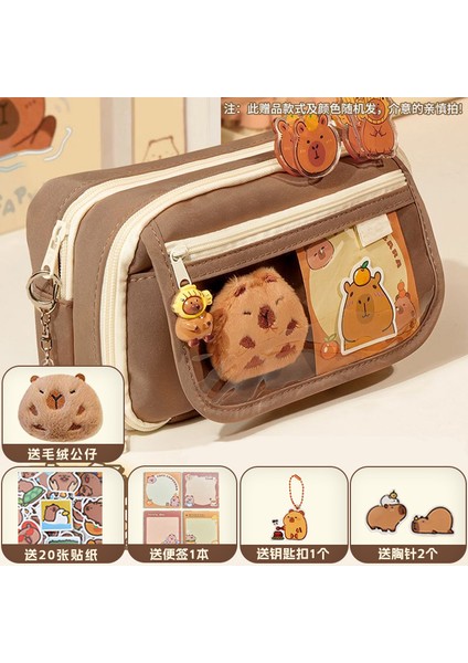 Kapi Bara Kalem Kutusu Büyük Kapasiteli Kalem Kutusu Çok Fonksiyonlu Kırtasiye Kutusu Dokuz Katmanlı Kalem Kutusu (Yurt Dışından)