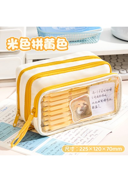 Yeni Büyük Kapasiteli Kalem Kutusu 2025 Kırtasiye Kutusu Erkek ve Kadın Modelleri Yüksek Değerli Kalem Kutusu (Yurt Dışından)