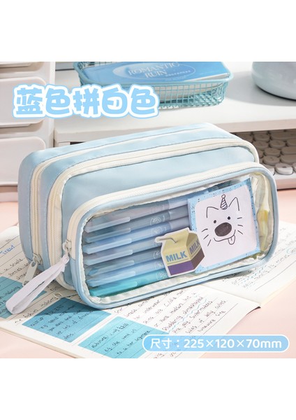 Yeni Büyük Kapasiteli Kalem Kutusu 2025 Kırtasiye Kutusu Erkek ve Kadın Modelleri Yüksek Değerli Kalem Kutusu (Yurt Dışından)