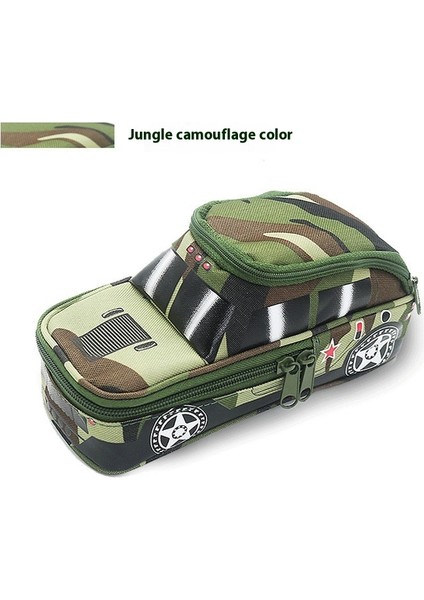 Kalem Kutusu Kamuflaj Öğrenci Saklama Kırtasiye Çantası (Yurt Dışından)