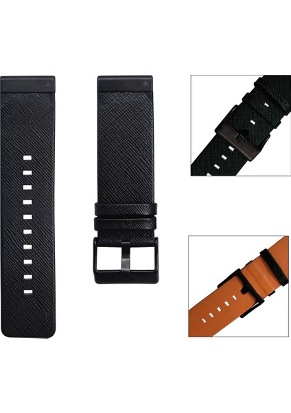 Garmin Fenix 7 Pro/7/6/5 Deri Bileklik Ayarlanabilir Saat Kayışı Metal Pim Tokalı - Yeşil (Yurt Dışından) fiyatları