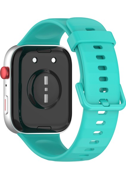 Huawei Watch Fit 3 Yedek Bileklik Yumuşak Silikon Saat Kayışı - Turkuaz (Yurt Dışından)
