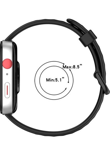 Huawei Watch Fit 3 Yedek Bileklik Yumuşak Silikon Saat Kayışı - Turkuaz (Yurt Dışından) fiyatları