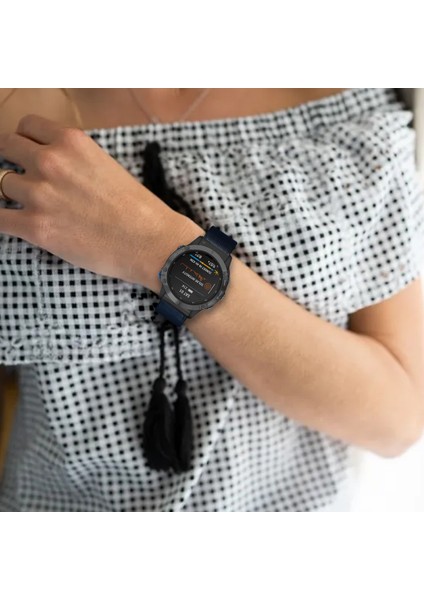 Garmin Fenix 7 Pro/7/6/5 Deri Bileklik Ayarlanabilir Saat Kayışı Metal Pim Tokalı - Mavi (Yurt Dışından) indirimleri