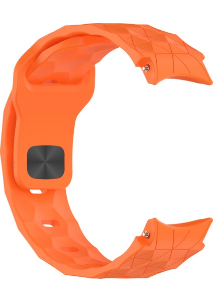 Samsung Galaxy Watch Fe 40MM/WATCH6/WATCH6 Classic/watch 5/watch 5 Pro Silikon Saat Kayışı Futbol Desenli - Turuncu (Yurt Dışından) fırsatları