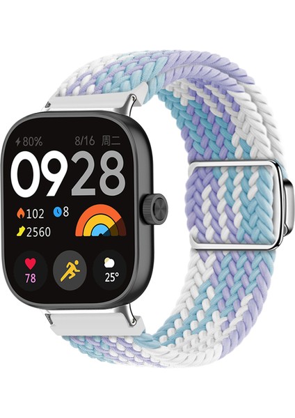 Xiaomi Akıllı Bileklik 8 Pro/redmi Watch 4 Kayış Manyetik Tokalı Dokuma Döngü Saat Bandı - Mor (Yurt Dışından) indirimleri