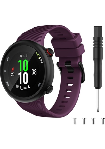 Garmin Forerunner 45-Mor Için Siyah Tokalı Silikon Saat Kayışı (Yurt Dışından) modelleri