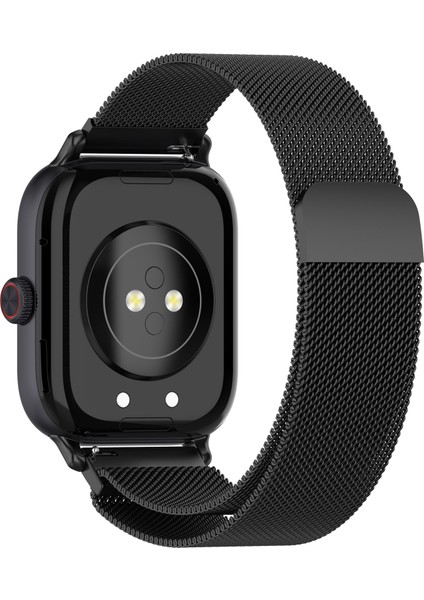 Vivo Watch Gt/iqoo Watch Gt Mesh Stil Bileklik Için Metal Saat Kayışı - Siyah (Yurt Dışından)