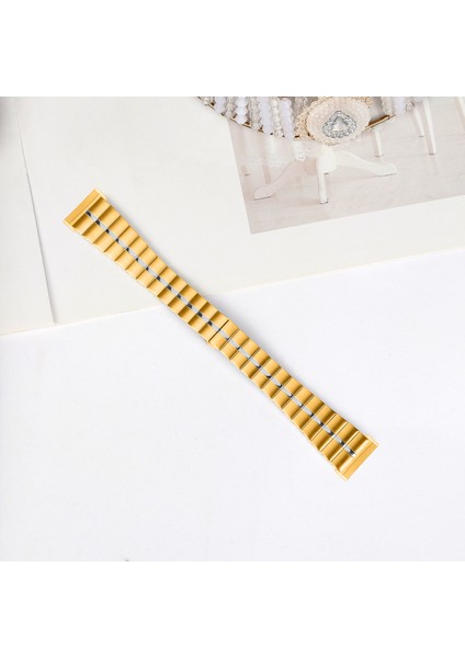 Fitbit Versa 4/sense 2 Paslanmaz Çelik Saat Kayışı Bilek Bandı Yedek Parçası - Altın + Gümüş (Yurt Dışından) fiyatları