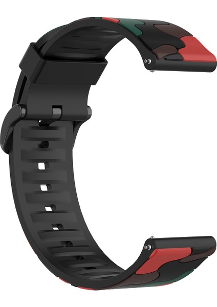 Polar Grit X/vantage M-Kamuflaj Kırmızı Için 22 mm Kamuflaj Epoksi Akıllı Saat Kayışı Yedeği (Yurt Dışından) modelleri