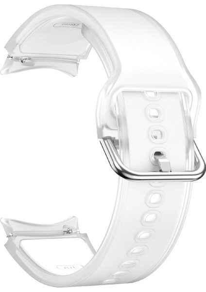 Samsung Galaxy Watch Fe/7/6/5/4 Şeffaf Tasarım Saat Bandı Ayarlanabilir Silikon Kayış - Şeffaf Beyaz (Yurt Dışından) modelleri