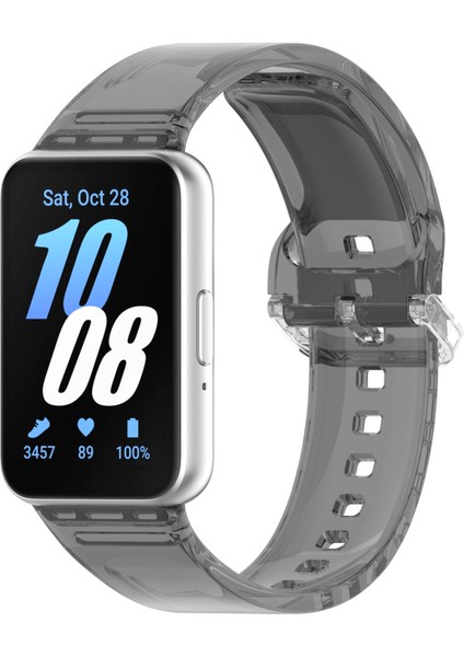 Samsung Galaxy Fit3 R390 Tpu Saat Bandı Renk Değiştiren Bilek Kayışı-Siyah (Yurt Dışından) fiyatları