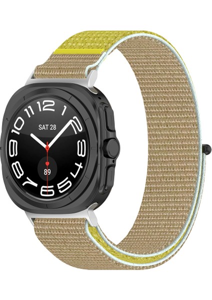 Samsung Galaxy Watch Ultra 47MM Saat Kayışı Magic Bant Örgülü Naylon Bileklik - Deve Tüyü (Yurt Dışından) indirimleri