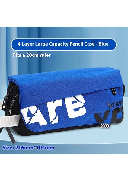 Kalem Çantası Büyük Kapasiteli Havalı Kırtasiye Çantası (Yurt Dışından)